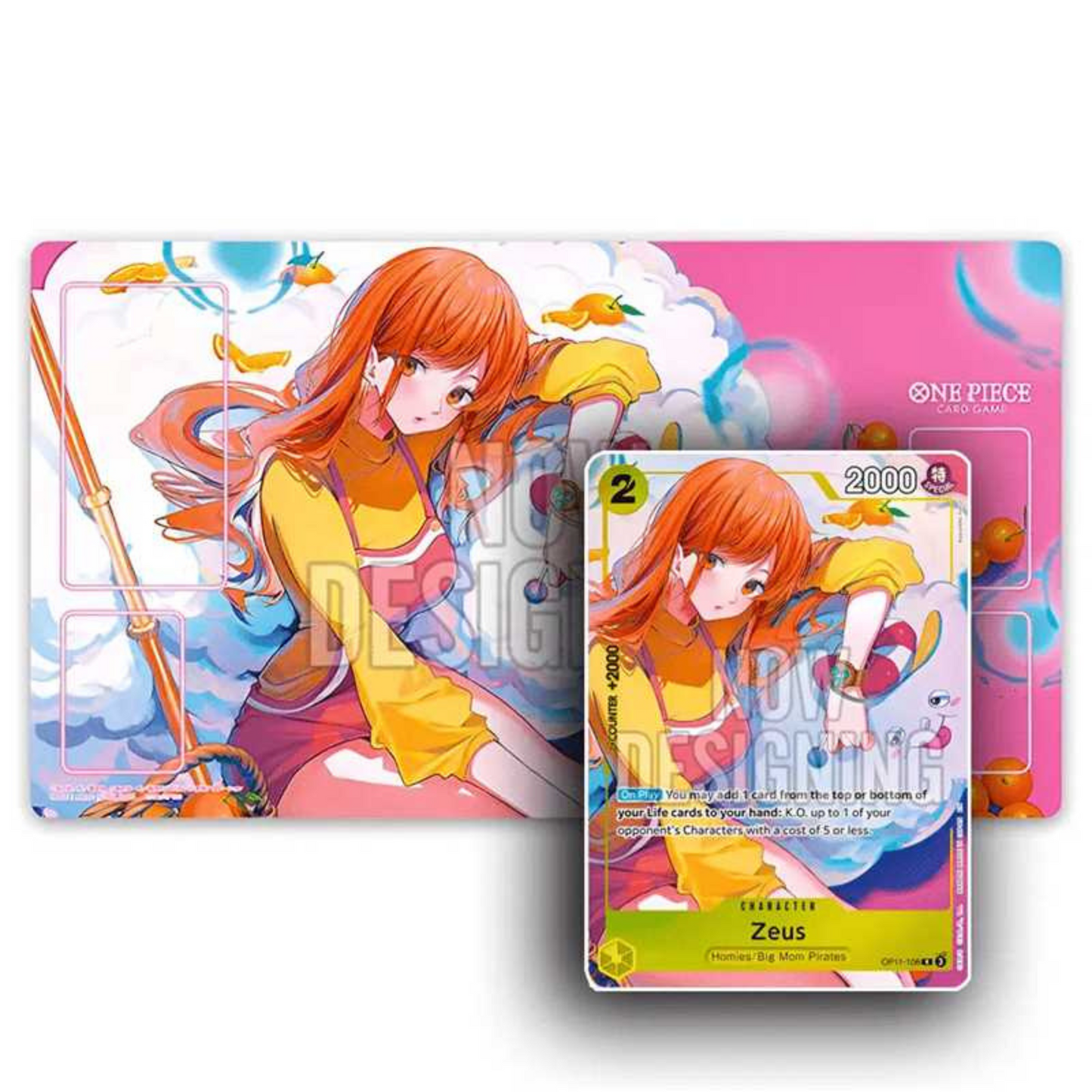 One Piece Card Game – Bandai Fest 24/25 Playmat mit Promo-Karte
